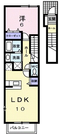 アベンシス５の物件間取画像